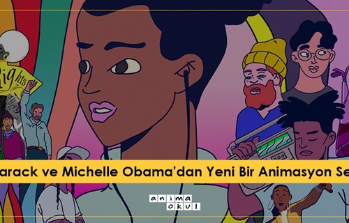 Barack ve Michelle Obama'dan Yeni Bir Animasyon Serisi