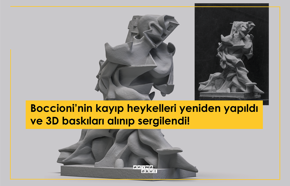 Boccioni’nin Kayıp Heykelleri Yeniden Yapıldı ve 3D Baskıları Alınıp Sergilendi!