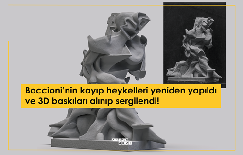 Boccioni’nin Kayıp Heykelleri Yeniden Yapıldı ve 3D Baskıları Alınıp Sergilendi!