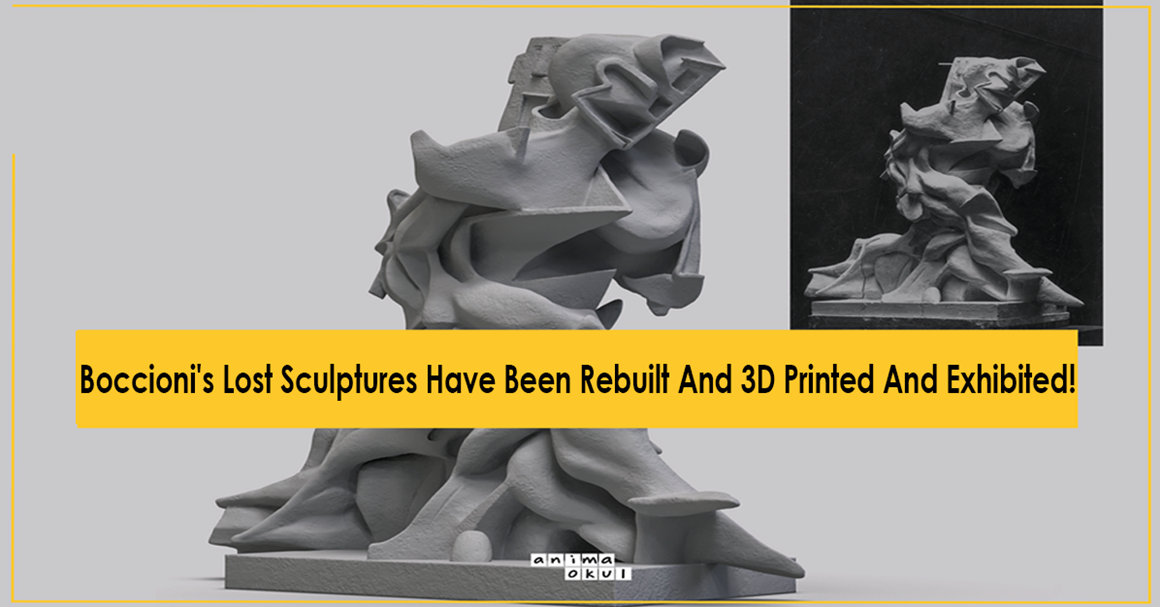 Boccioni's Lost Sculptures Have Been Rebuilt And 3D Printed And Exhibited!